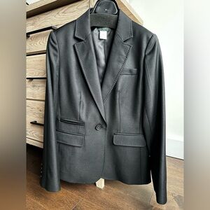 J.Crew Classic Black Wool Blazer size 2